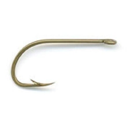 Mustad Classic Beak Hook, Size 30, Forged, Special Long Shank, Offset, Ringed Eye, Bronze, 8PK 92671-BR-3/0-8